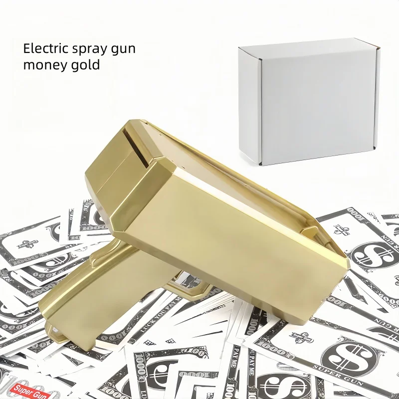 Cute banknote gun, children's toy fun and stress relieving banknote gun biubiubiu
