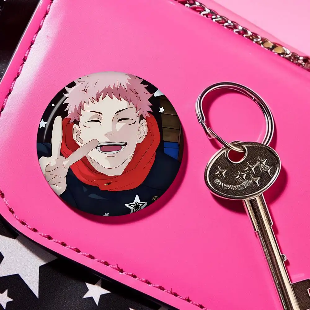Yuji Itadori Skateboard Meme Brooch - Fun Anime Pin Badge