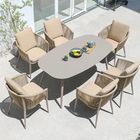6/4 Piece Outdoor Patio Dining Set – Durable Backyard Table and Chairs for 4 or 6 People - Image 4