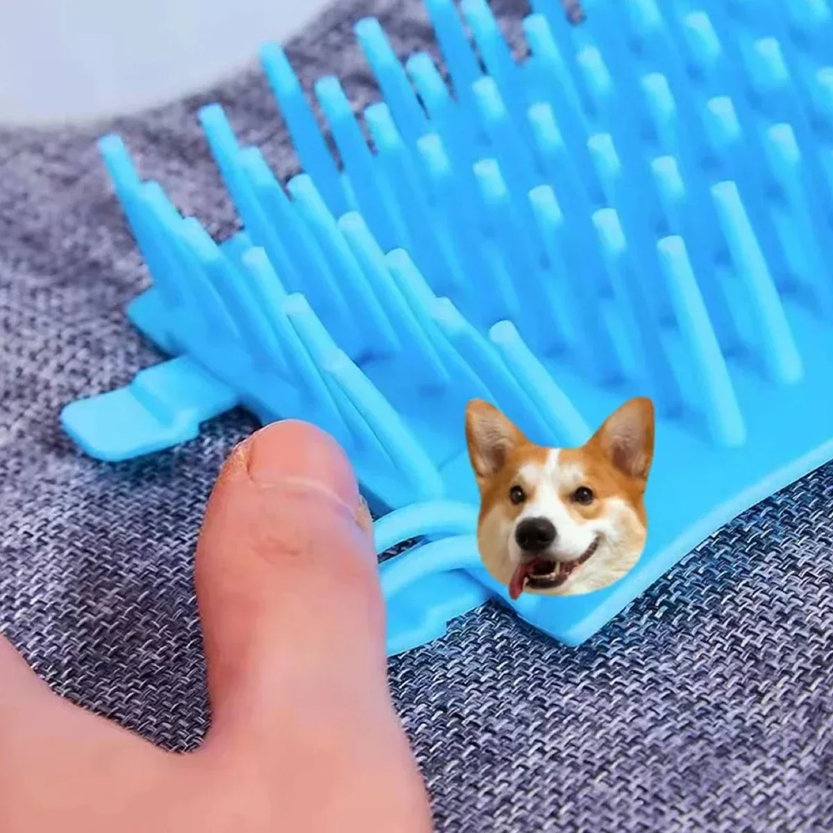 Dog Paw Cleaner Dog Paw Washer Cup Lightweight Cat Plunger Mud Cleaner Portable Soft Brush Pet Foot Washer Dog Foot Washer