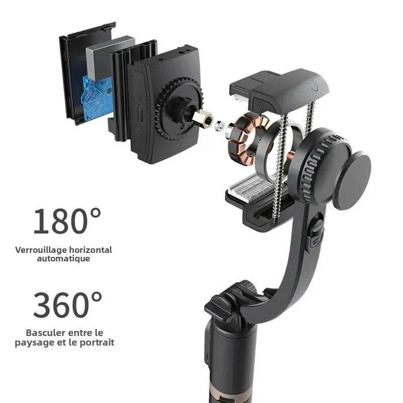 Gimbal Stabilisateur Smartphone 3 Axes Anti-Secousses avec Télécommande