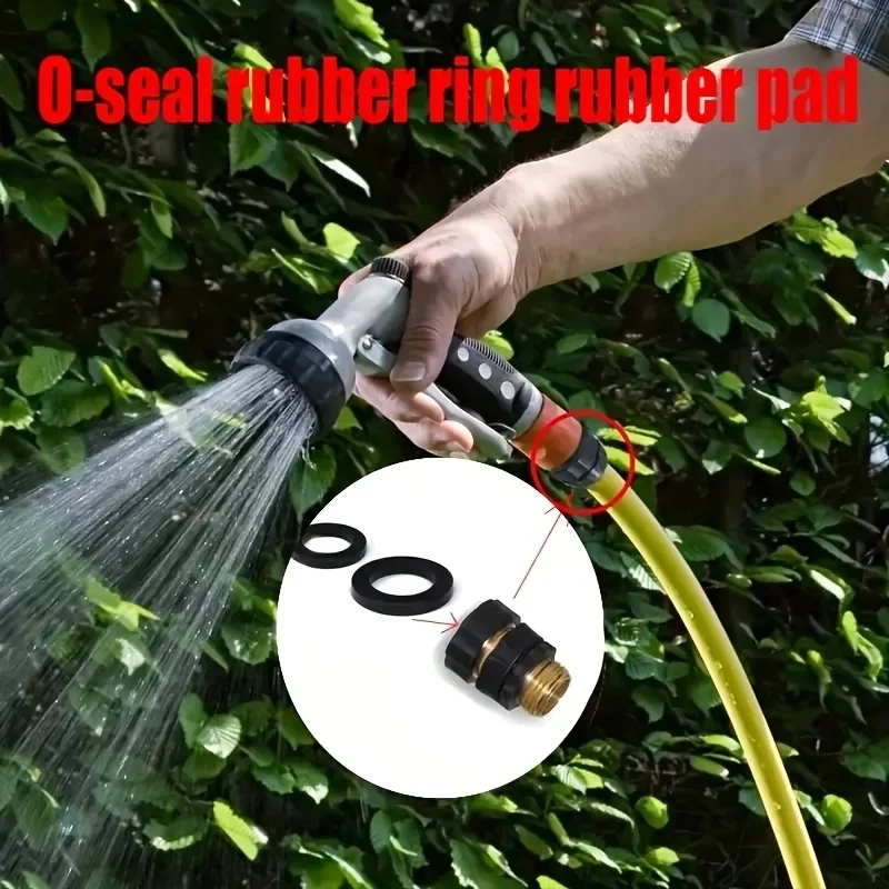 20Pcs 고무 링 플랫 가스켓 씰링 링 유연한 파이프 욕실 샤워 호스 와셔 샤워 헤드 호스 용 고무 씰