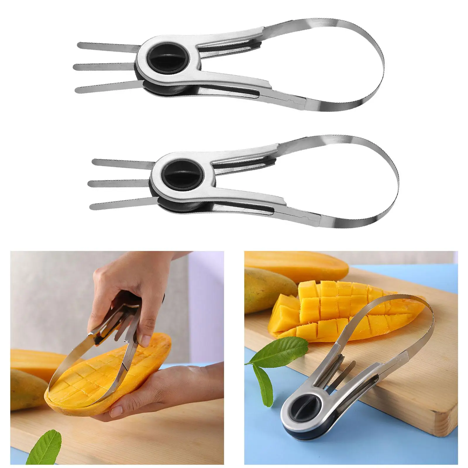 Fruit Fruit Splitter Corer , Multifunctional Durable Corers Tool ,Mango Splitter for Papaya, Pitaya, Pineapple