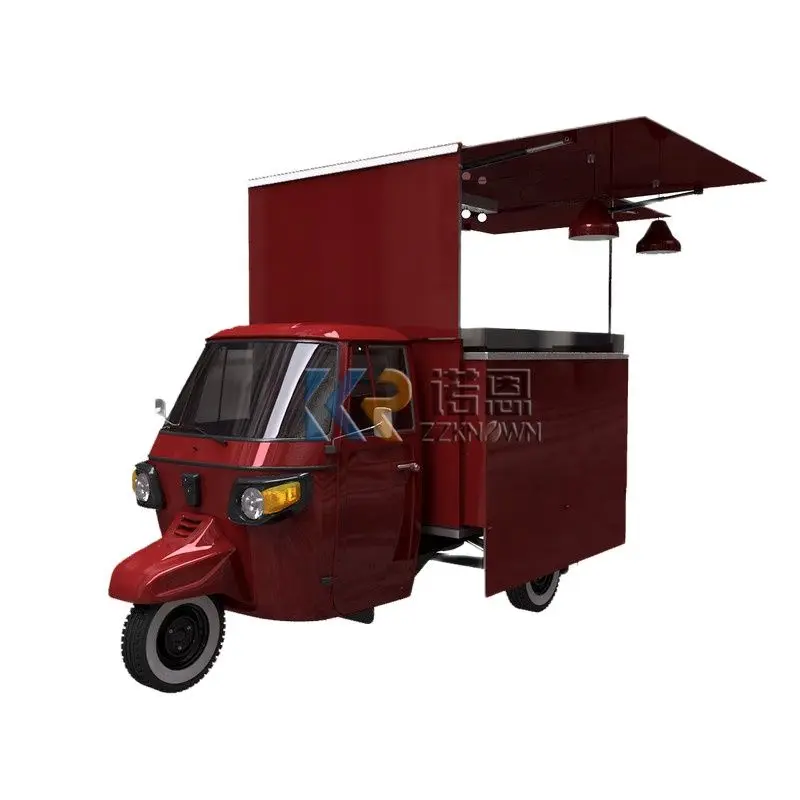 3 Ruote Triciclo Elettrico Strada Mobile Birra Bar Gelato Carrello Cibo Hot Dog Succo Caffè Camion Piaggio Ape Tuk Tuk In Vendita