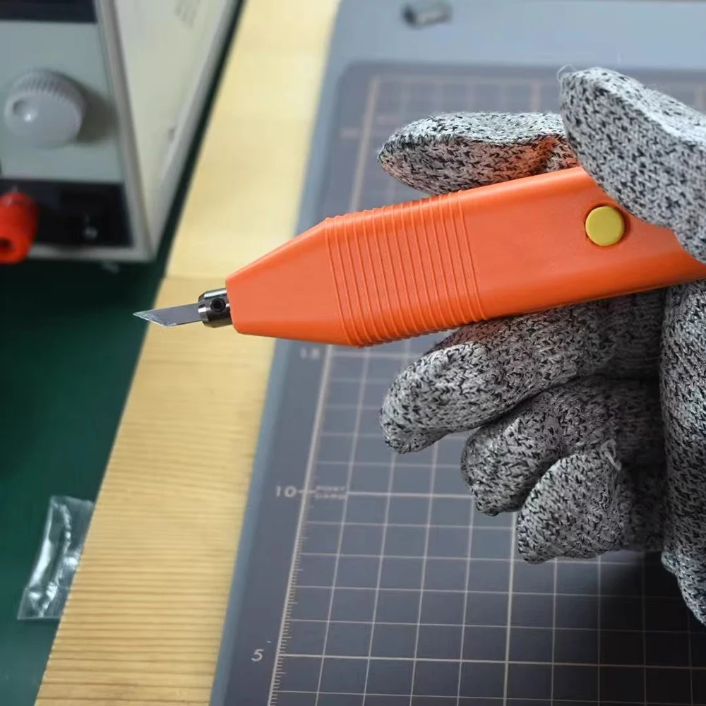 DIY 초음파 절단 칼 - 3D 프린트 목재, 플라스틱 및 PCB용 5개의 블레이드가 있는 프리미엄 휴대용 커터