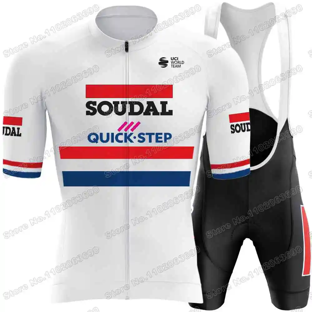 Soudal Quick Step Cycling Jersey Set Belgium Remco Evenepoel Cycling Clothing Men Road Bike Shirts Suit Bicycle Bib Shorts,cycling jersey,cycling shirt,cycling suit,cycling jersey set