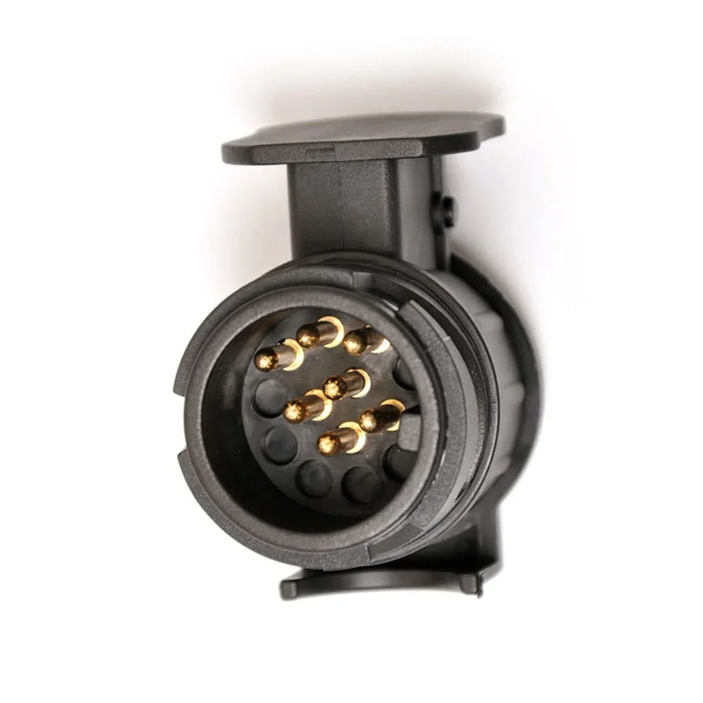 Trailer Socket Converter 1 Pc Durable 13 To 7 Pin Plug Adapter Trailer Connector 12V Towbar Towing Waterproof Socket Adapter
