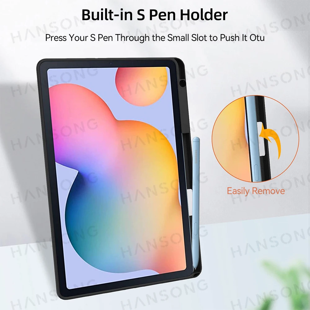 Capa do Tablet com Auto Wake up e Dormir Capa para Samsung Tab s6 Lite Sm-p610 P613 P615 P619 104 Polegadas - Imagem 4