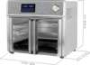 Digital Air Fryer Oven, 26 Quart, 10-in-1 Toaster Oven & Air Fryer Combo-21 Presets up to 500 degrees, 6