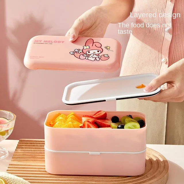 Taper de Hello Kitty con divisiones Sanrio: Gran Capacidad y Diseño Anime | Emoape