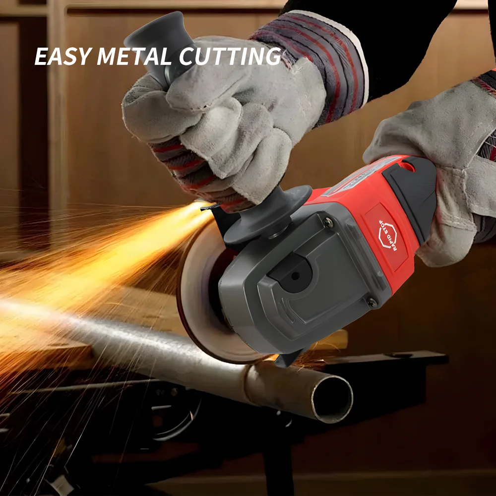 Milwaukee 100mm125mm M14 Brushless Angle Grinder Polishing Cutting Machine Cordless Electric Grinder Power Tool with M18 battery 4