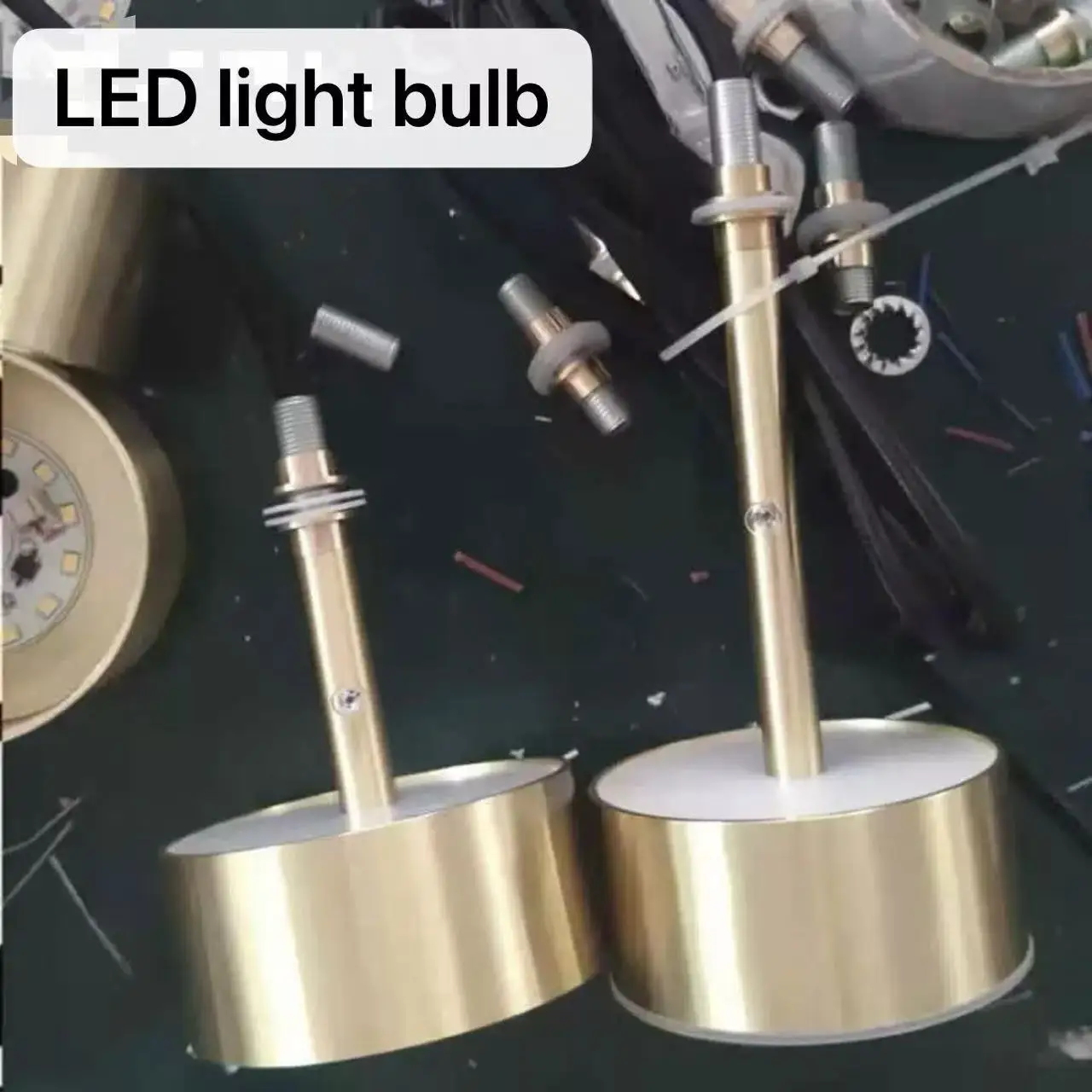 샹들리에 LED 통합 램프 헤드 전구 램프 보드(내장형 정전류 드라이버 포함) 2미터 라인 220볼트