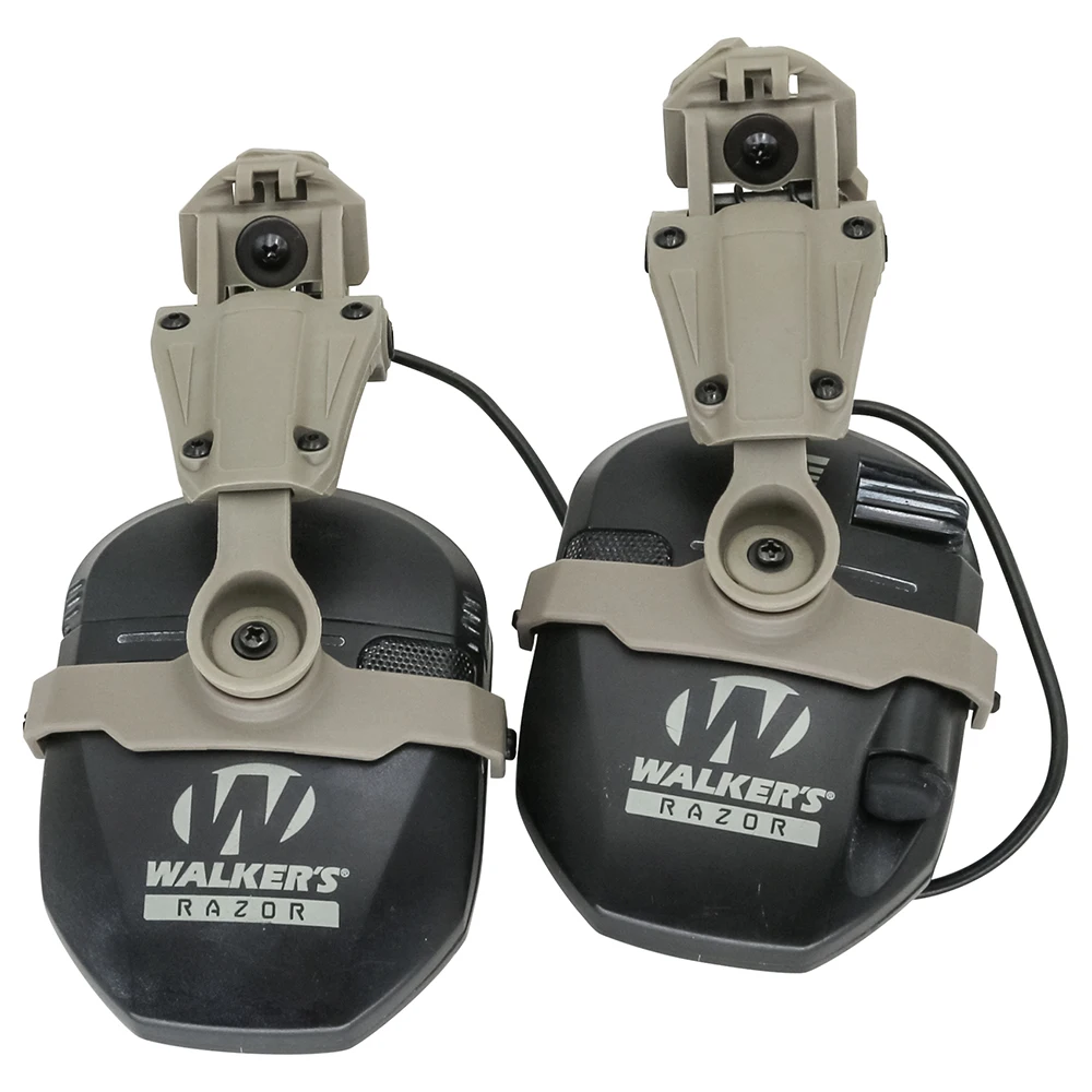 Tactical Electronic Earmuff Shooting Hunting Headset Stand ARC Rail Adapter for Walker's Razor Slim Hearing Protection Ear Muffs
