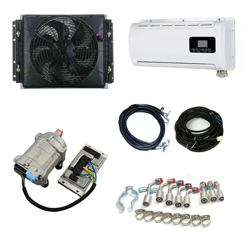 Truck 12v 24v Hidden Air Conditioning For The Tractor Car Air Conditioning Units
