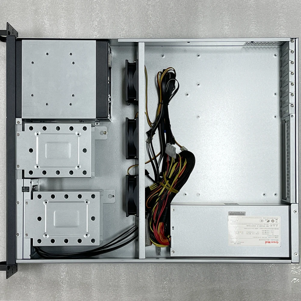 Zhenloong-chassis de Montagem em Rack para Atx Compatível com Servidor Slots de Expansão Pci de Meia Altura 525 Pol. Unidade Óptica 2u 550 mm - Imagem 4