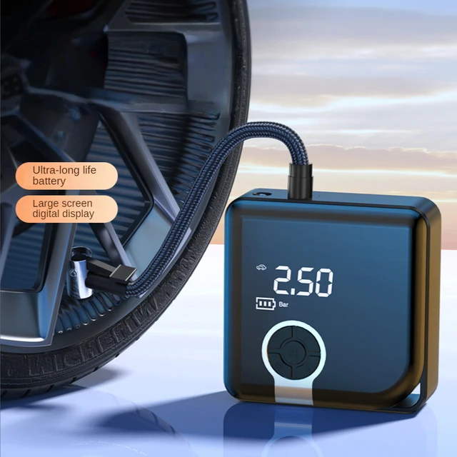 gonfleur pneu voiture Compresseur d'air électrique Portable pour pneus de  voiture, moto, vélo, gonfleur de pneus, 12v - AliExpress