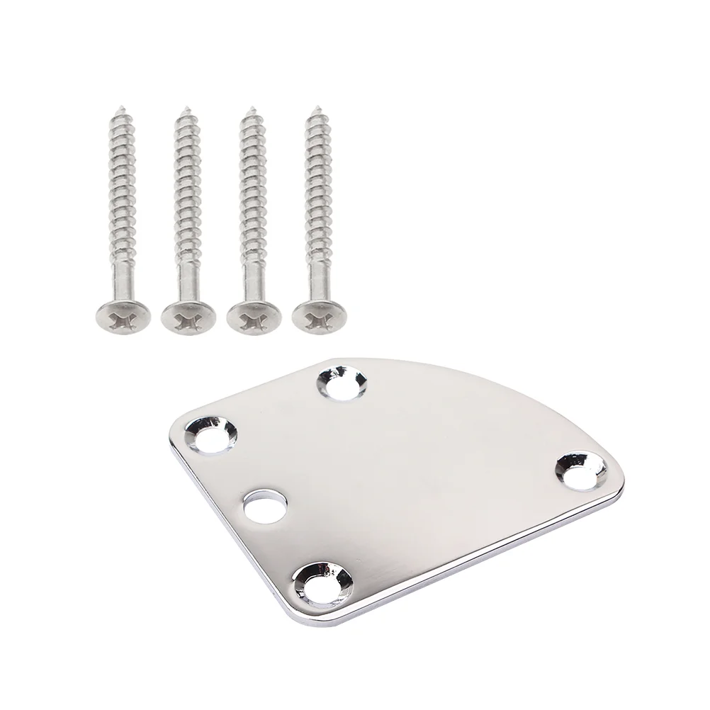 

1 Pc Guitar Neck Plate Triangle 5 Holes Neck Plate Guitar Neck Mounting Plate Guitar Neck Bass Parts for Guitar Musical