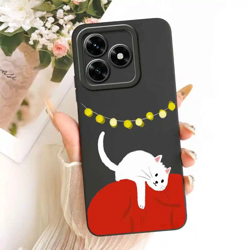Cute Rabbit Cartoon Silicone Phone Case, Soft Protective Cover