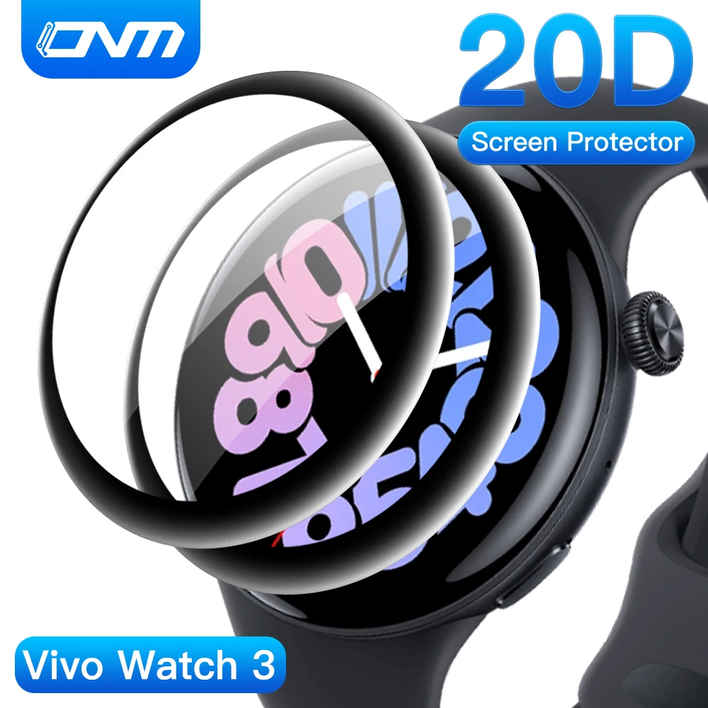 

20D Screen Protector for Vivo Watch 3 Anti-scratch Film for Vivo Watch 3 Full Coverage Ultra-HD Protective Film (Not Glass)