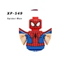 Latest SpiderMan Blackened spot Building Blocks Hero Anime Bricks Dolls Mini Action Toy Figures Assemble Blocks Children Gifts 3