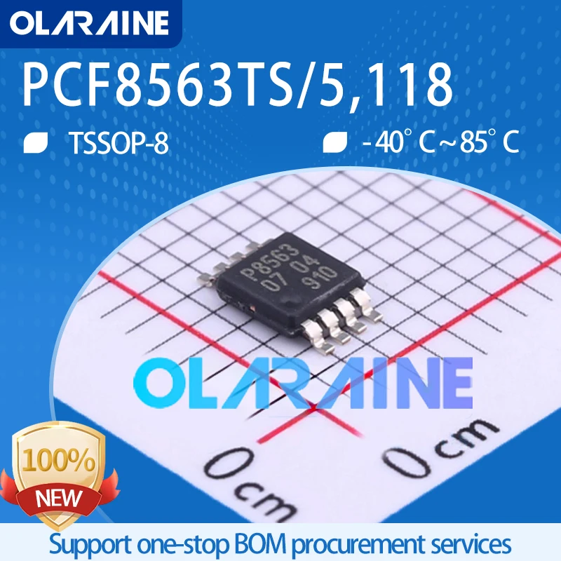 

1-10Pcs PCF8563TS/5,118 TSSOP-8 Real-time clock IC chips NXP