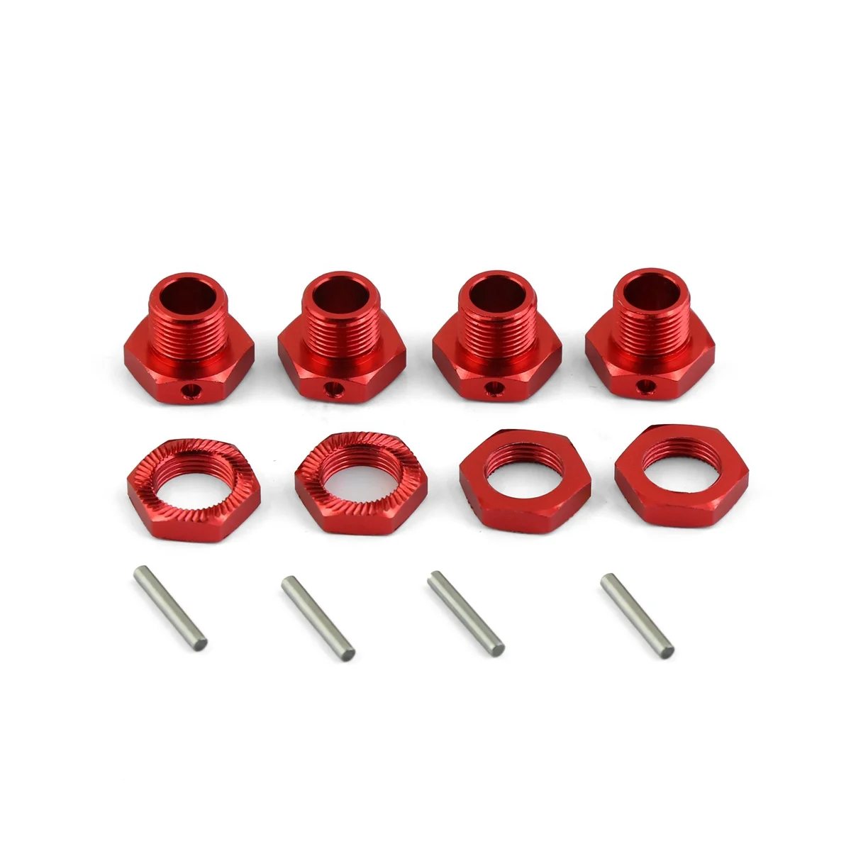 

For ARRMA 1/8 6S 1/7 INFRACTION LIMITLESS F1 17MM Metal Bonder, Metal Refitting and Upgrading Parts,Red