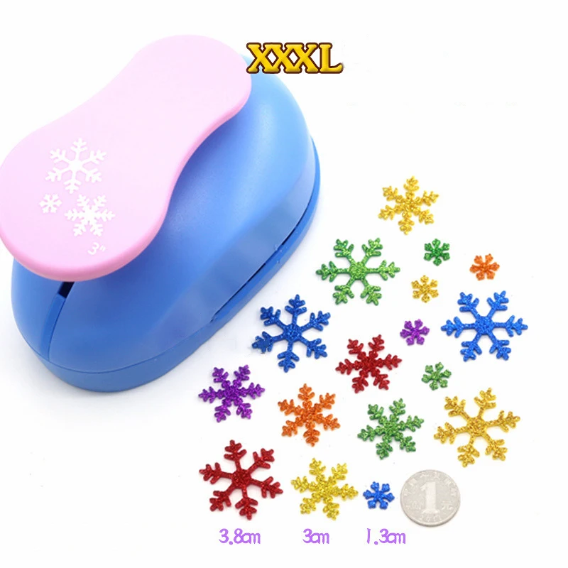 RAYHER Decorative Hole Punch Snowflake 1.6 cm Diameter, 5/8-Inch, Ideal for  Paper/Card Up to 200 g/m², Schneeflocke/Eiskristalle 3,81cm- 1,5 Zoll