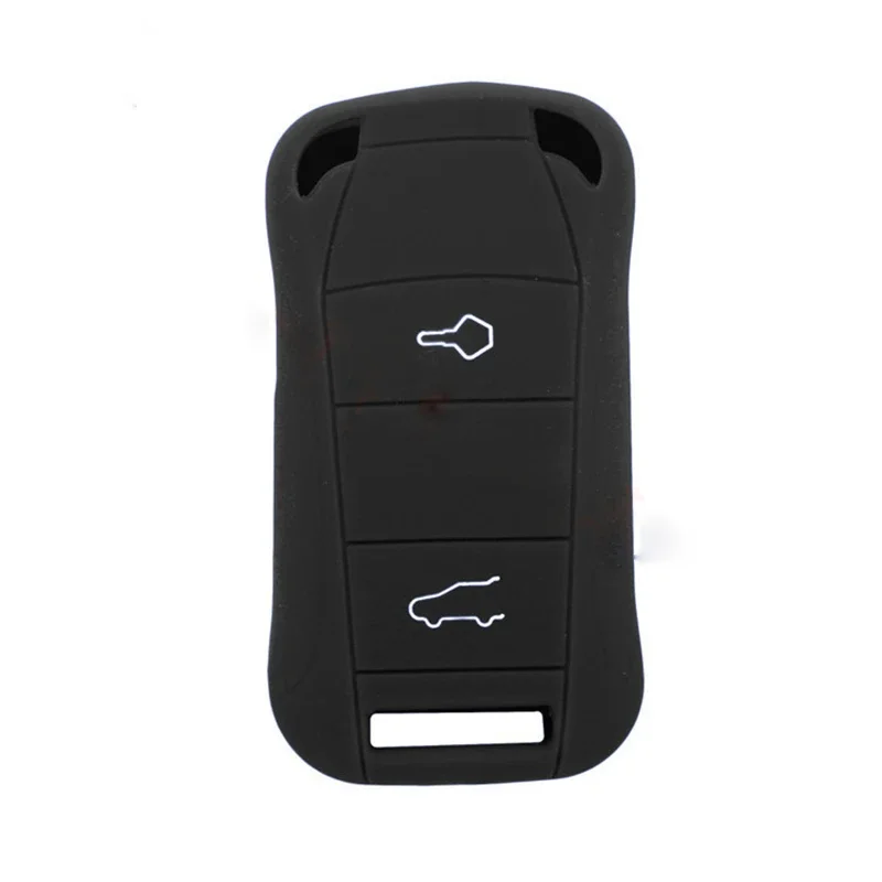 Keyzone Aftermarket Replacement Flip Key shell Compatible for : Porsche  Cayenne Car (2006, 2007, 2008, 2009, 2010, 2011) Flip Key (Key-shell)