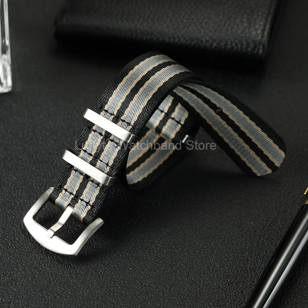 Premium Soft Nylon Watch Strap - Men's Watch Band Accessory