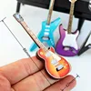 Miniature Furnitrue Model Toys Mini Instrument Classical Pop Electric Guitar For 1/12 Dollhouse Decor Ob11 Bjd Dolls Accessories 2