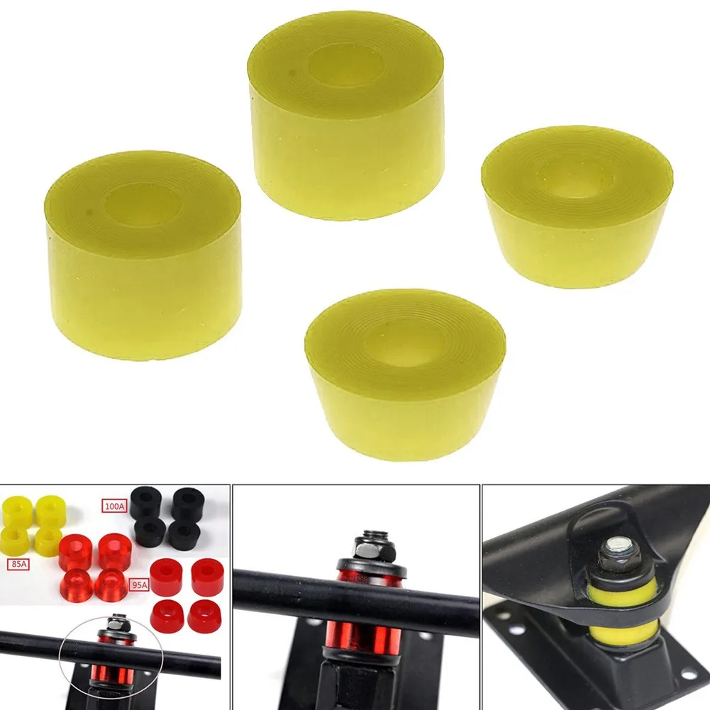 4 Pezzi Di Ricambio Pivot Cups Skateboard Longboard Accessori Tubo Pivot Per 85A 95A 100A Opzioni Accessori Per Skateboard