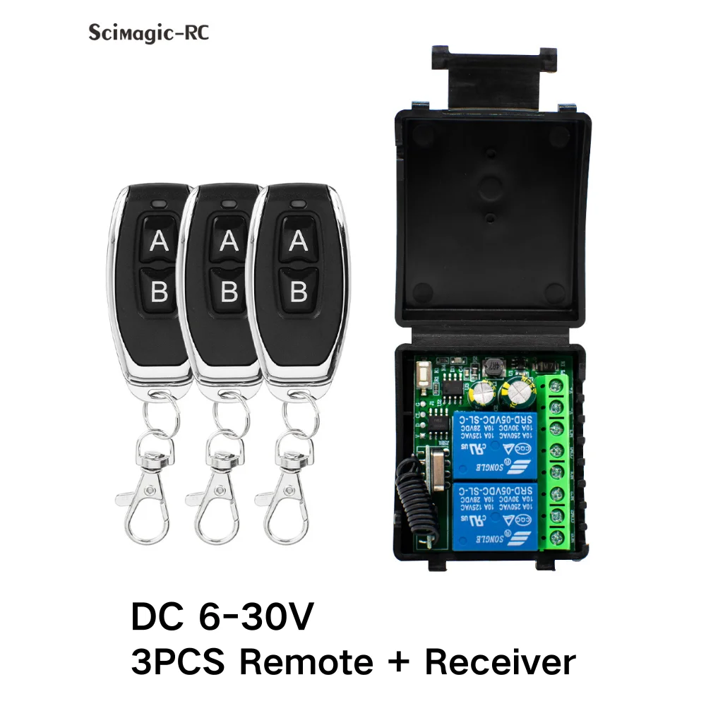 1 Receiver 3 Remote