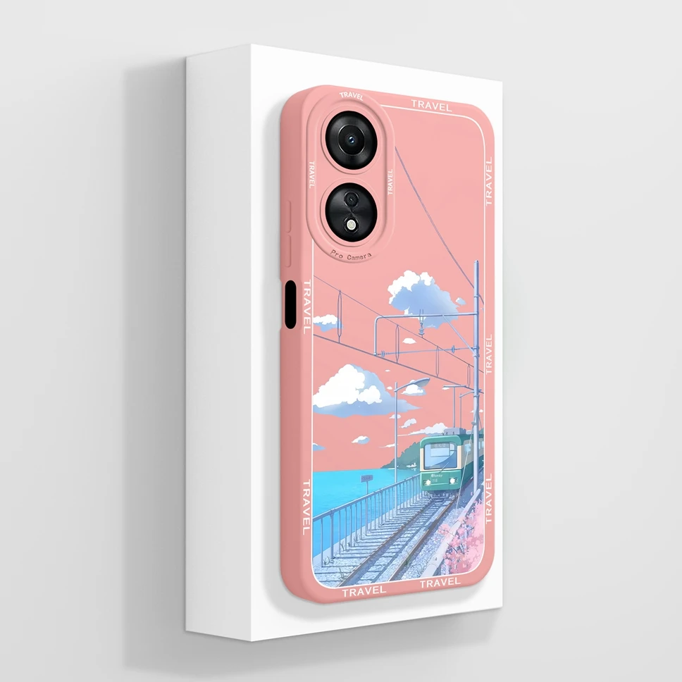 Cute Flowers Silicone Protective Phone Case - Stylish Back Cover Casing Shell with Bumper Protection