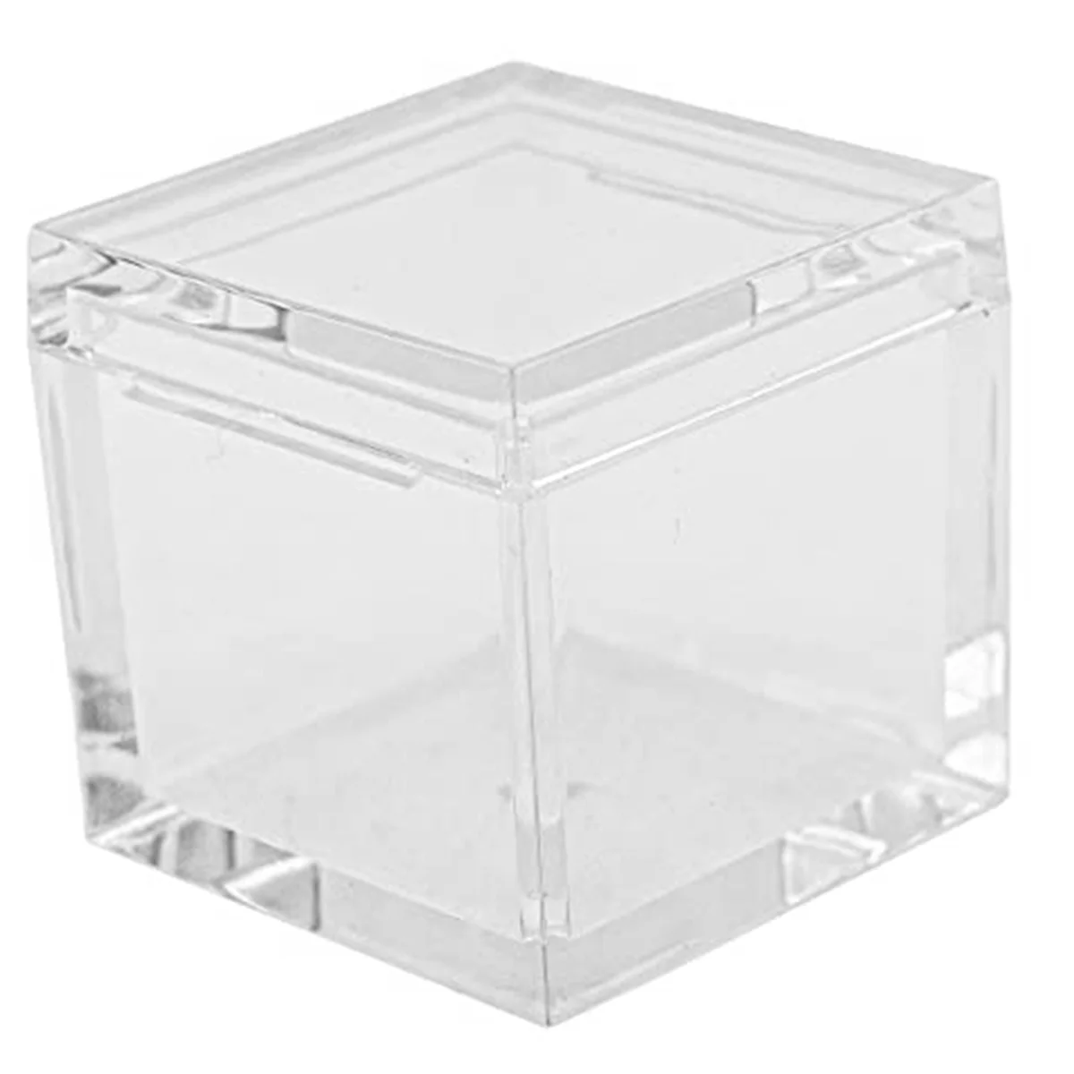 10Pcs Acrylic Box Trays for 0.39Inch 10mm Elements Cubes Clear Case Periodic Table Bracket for Elements Collections 5