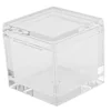 10Pcs Acrylic Box Trays for 0.39Inch 10mm Elements Cubes Clear Case Periodic Table Bracket for Elements Collections 5