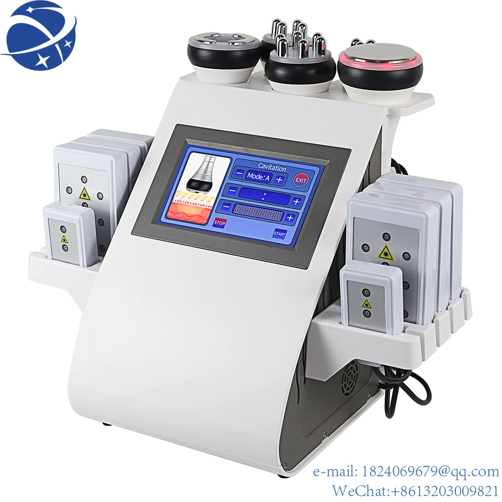 

Portable 6 In 1 40K Ultrasonic Cavitation Vacuum Radio Frequency Lipo Laser