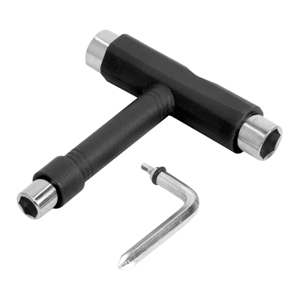 T Şekilli Anahtar Kaykay Profesyonel T Tipi Allen Anahtarı Siyah Longboard Kaykay Araçları Tahta Paten Anahtarı Aletleri Parçaları