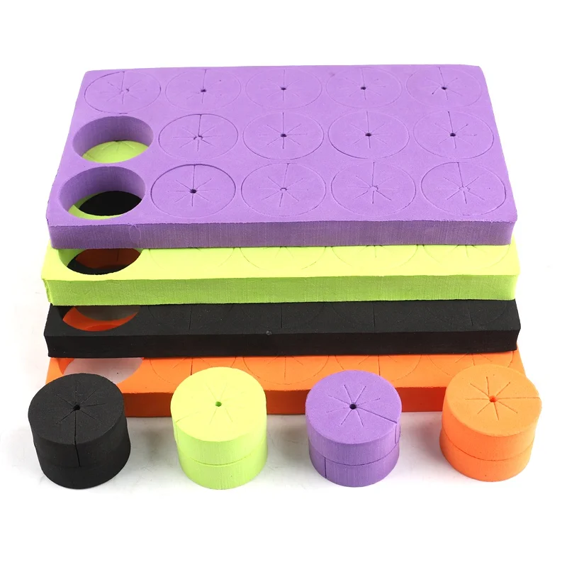 15 Pz 48Mm Hydroponic Syetem Clone Collari Cestini Media Eva Foam Piantare Spugna Giardino Soilless Coltivazione Root Fixator