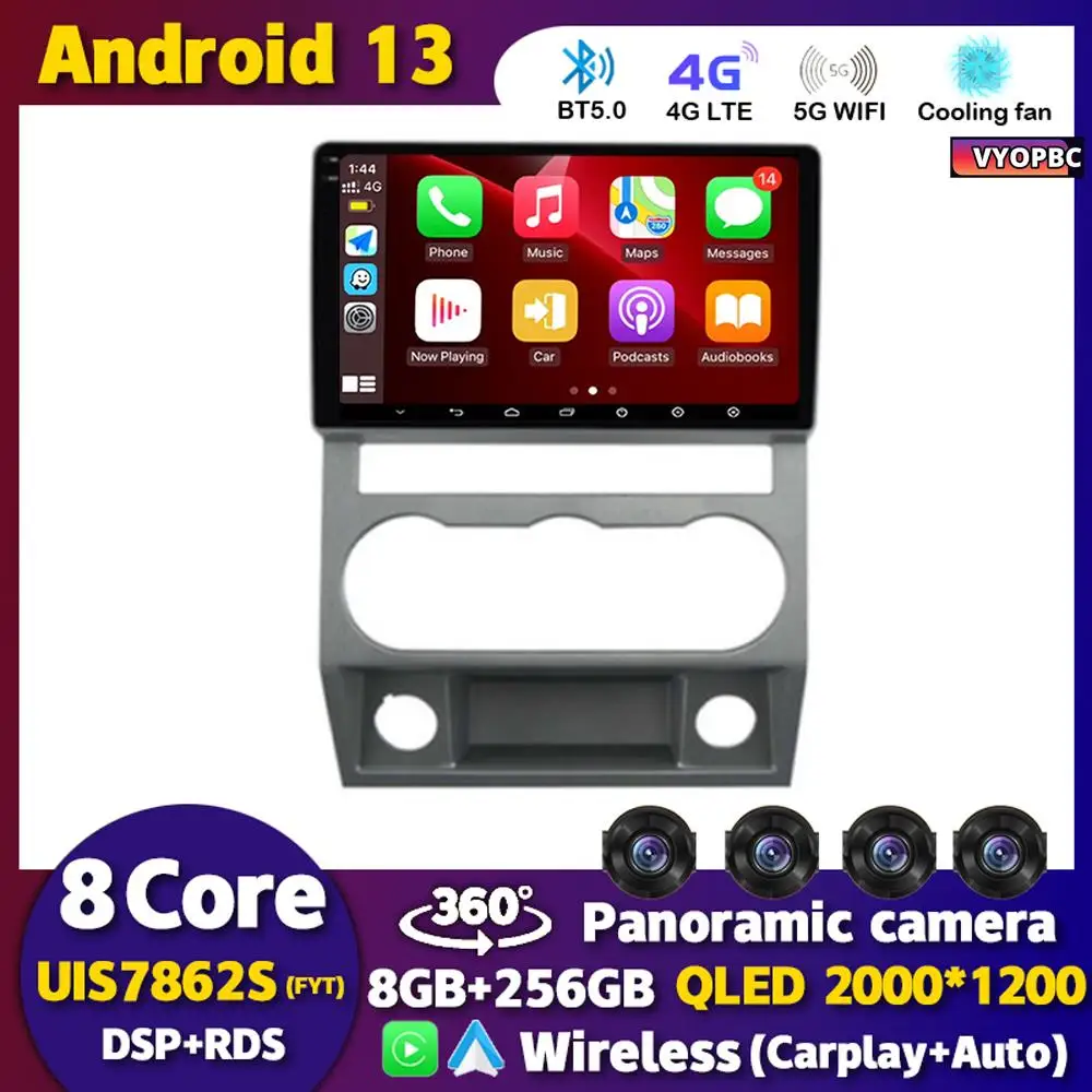 

Android 13 Auto Carplay WIFI Car Radio For GAZ Gazelle Next 2013 - 2021 Multimedia Video Player GPS Stereo Navigation 360 Camera
