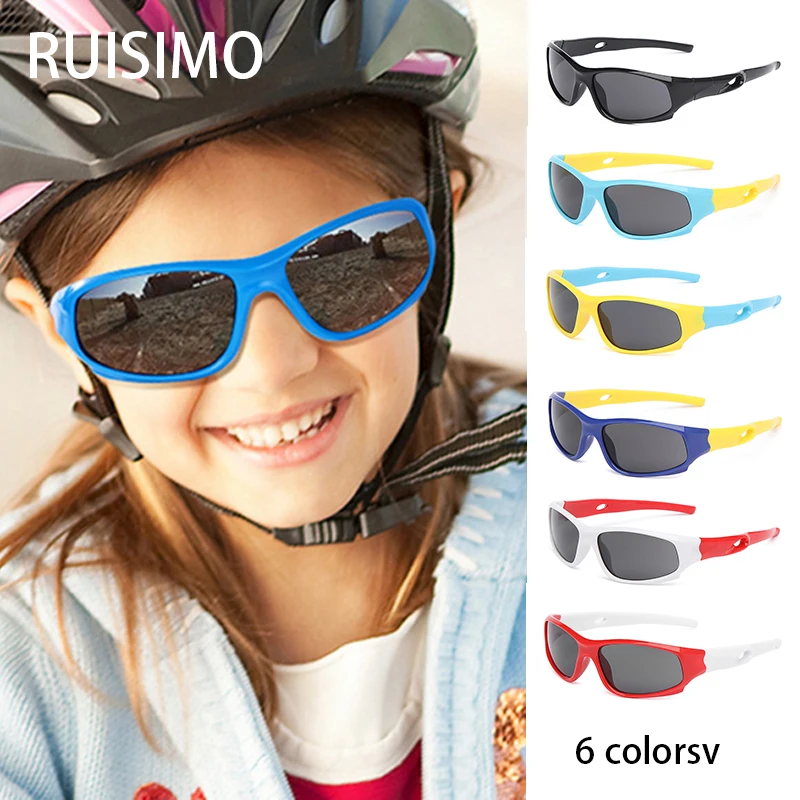 Kids Sports Sun Glasses Cycling Sunglasses TR90 Outdoor Goggle UV Protection Eyewear Balance Car Driveing Children Glasses