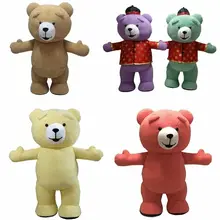 

Inflatable Teddy Bear Mascot Costume Suit Cosplay Party Game Dress Outfit Adults Birthday Cartoon Character Plush Mascot Gift
