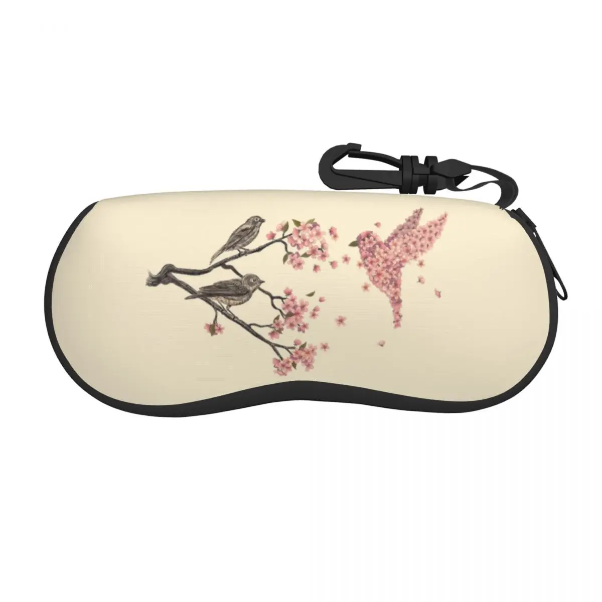 

Солнцезащитные очки унисекс, футляр для защиты очков с цветами и ракушками цветов, в японском стиле, для путешествий