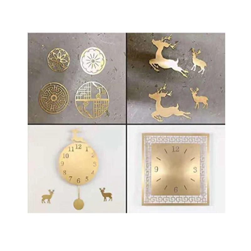 0.5/0.8/0.1/0.2/1/2x100 x100mm Brass Sheet Frame Model Mould Suitable For Manufacture of precision instruments ship parts brass sheet plate