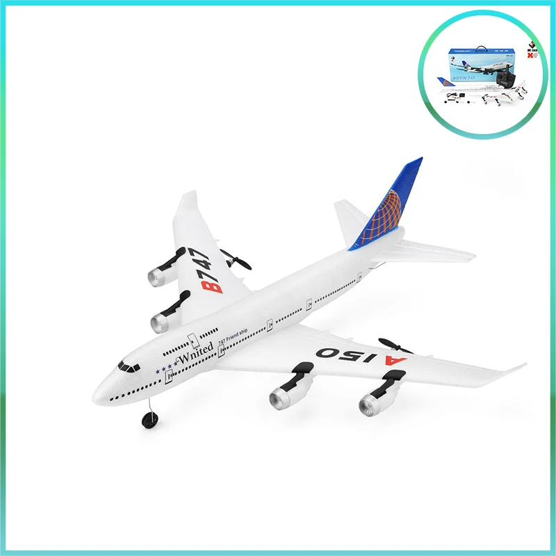

Xk A150 Boeing B747 Three Channel Imagery Glider Fixed Wing Remote Control Aircraft Model