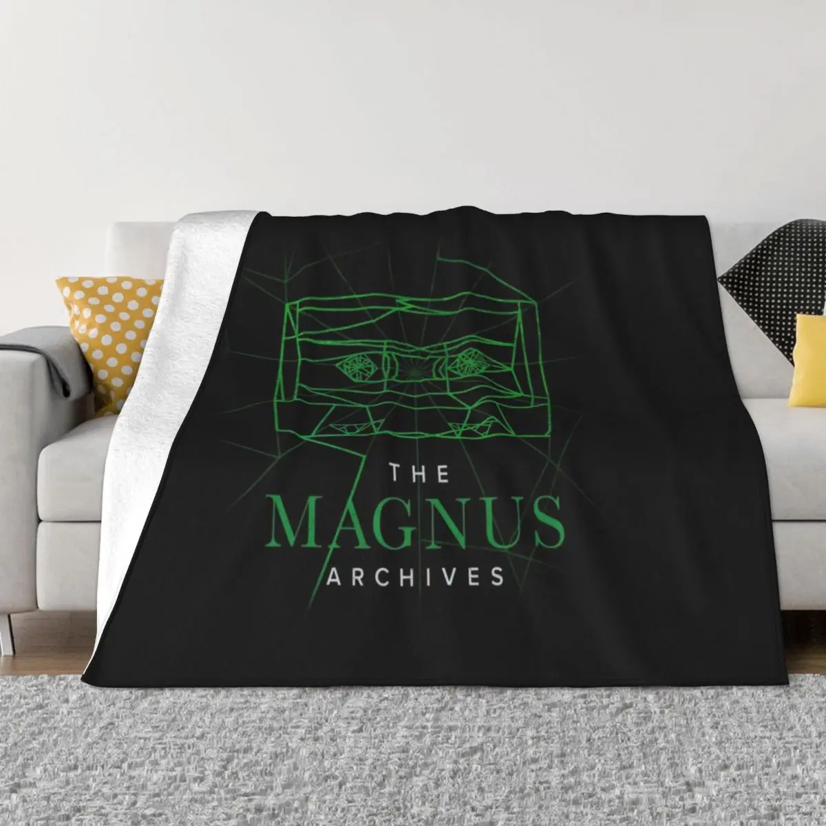 

magnus-archives, podcast Throw Blanket Retros Sofa Multi-Purpose Nap Blankets
