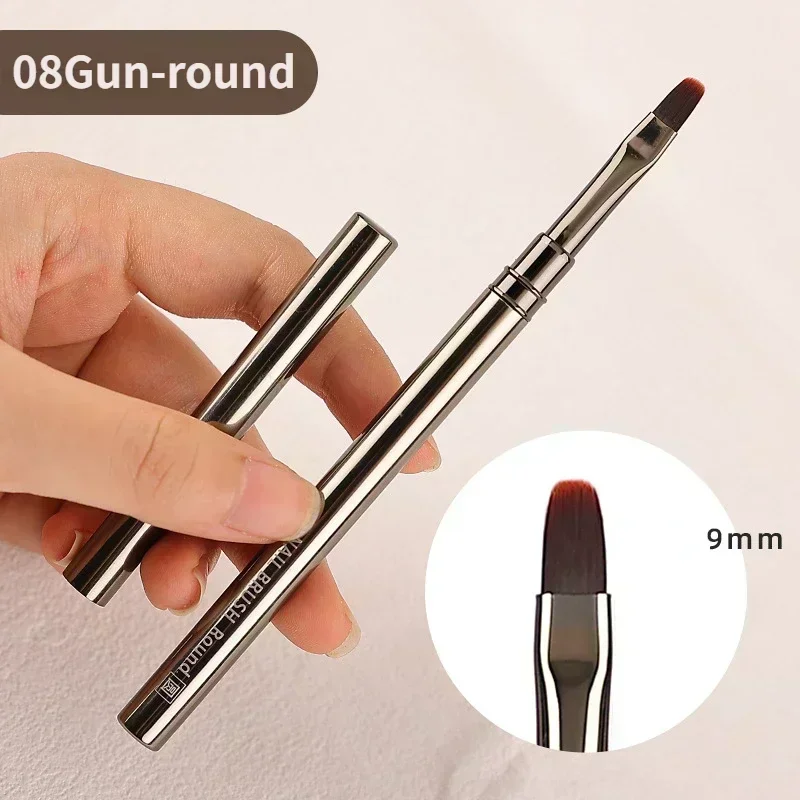 Nail Glue Phototherapy Pen UV Gel Brush Pen Acrylic Nail Art Painting Drawing Brush Manicure Professionnel Brushes Tool 6