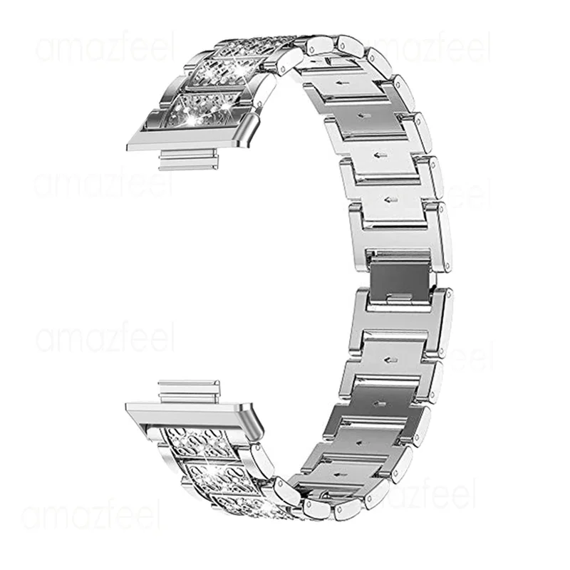 Diamond Metal Watch Strap Bracelet