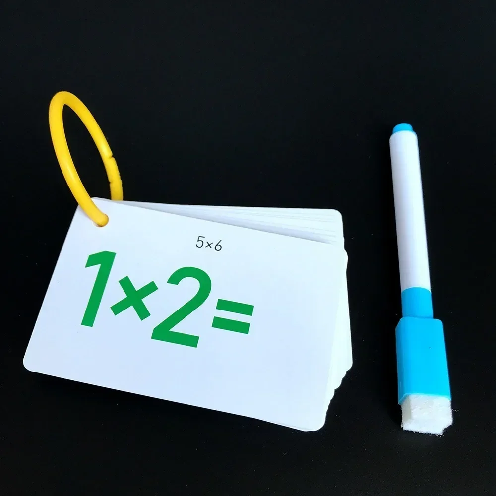 Montessori Math Toys Math Flash Cards Addition Subtraction Multiplication Division Educational Math Game Kids Arithmetic Toy 4