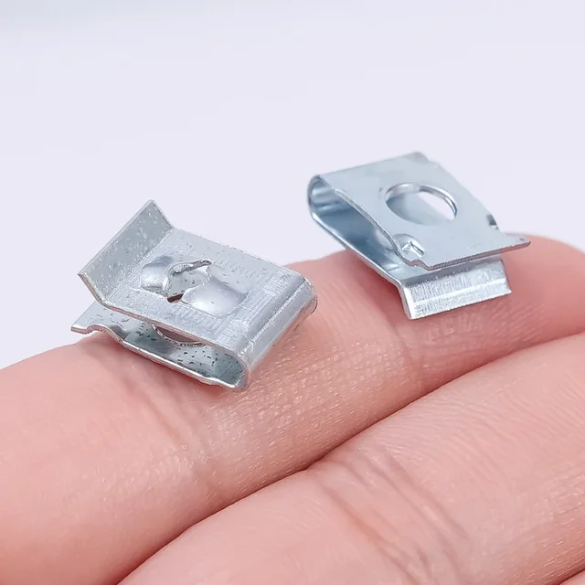 Auto Self-tapping Screw Clips U-clamp with Threaded Nut Clips Auto Fender Fastener Clips for Auto Motorcycle Scooter Parts - Image 3