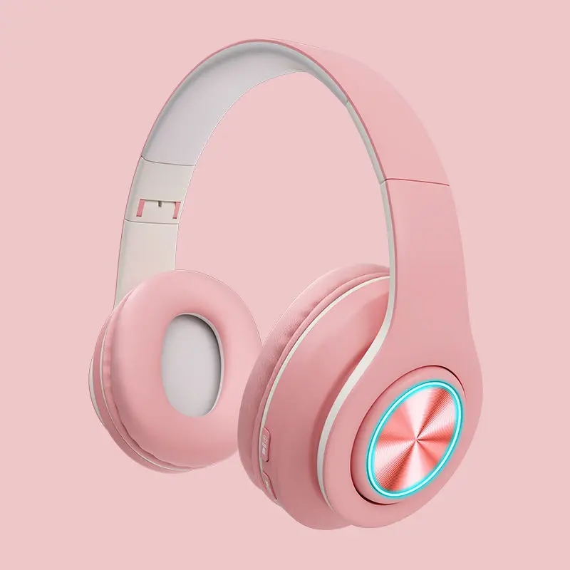 Pink Wireless Gaming Headphones